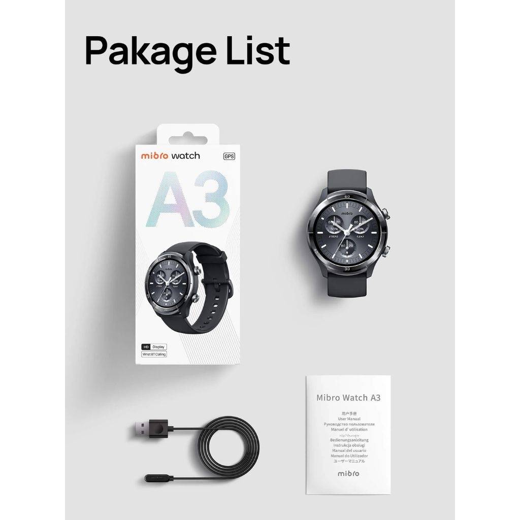 Smartwatch Mibro A3 1.39" 350mAh Negro by Xiaomi