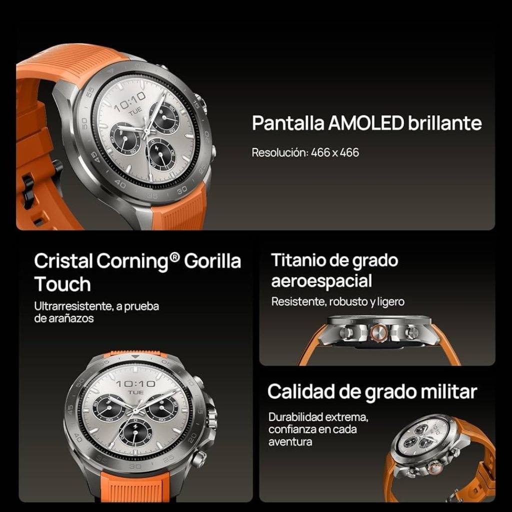 Smartwatch Mibro GS Explorer S Titanium 1.32" 460mAh Gris by Xiaomi