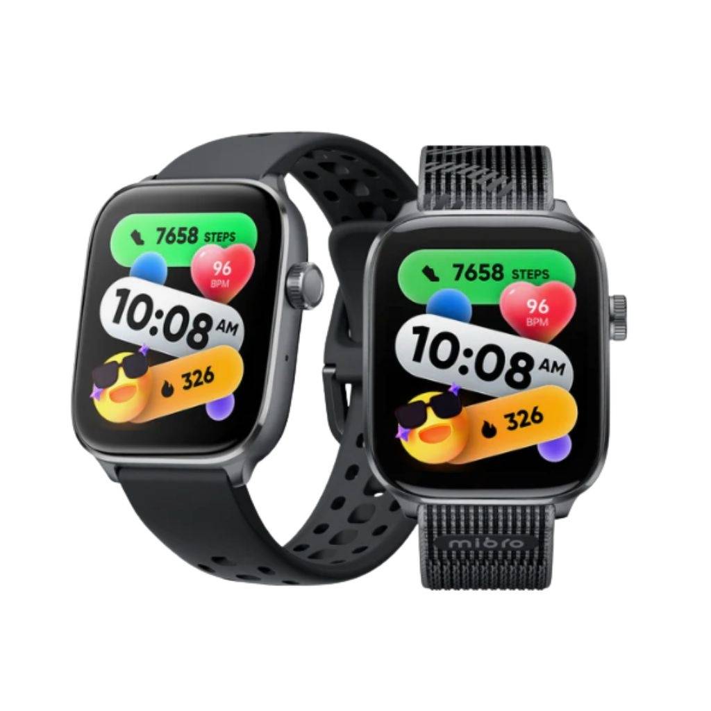 Smartwatch Mibro Fit 350mAh c/2 Mallas Negro XPAW027 by Xiaomi