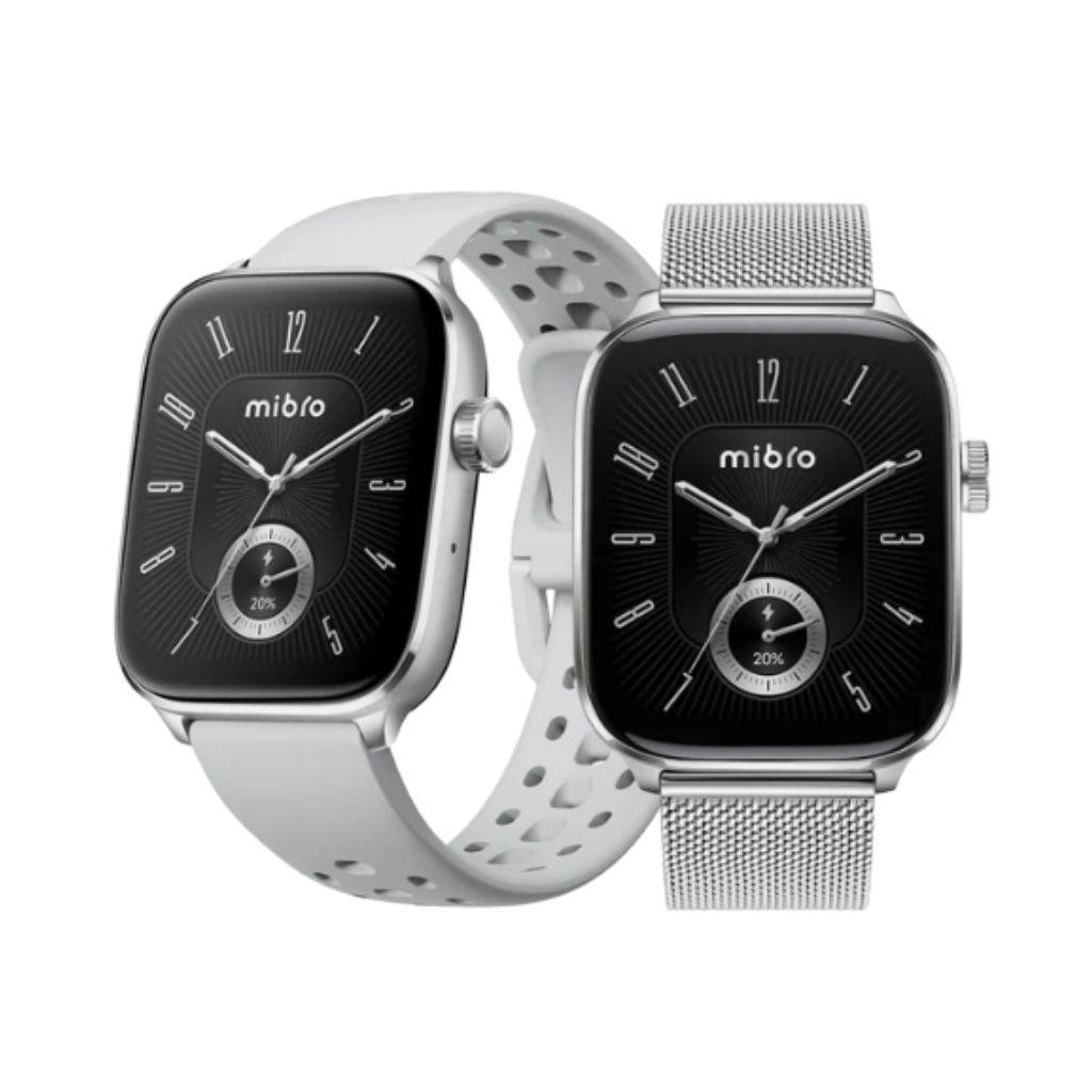 Smartwatch Mibro Fit 350mAh c/2 Mallas Plateado XPAW027 by Xiaomi