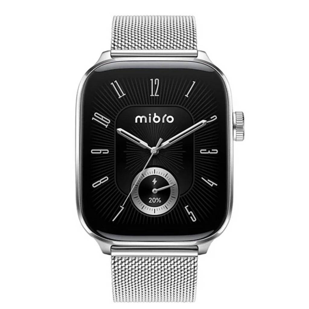 Smartwatch Mibro Fit 350mAh c/2 Mallas Plateado XPAW027 by Xiaomi
