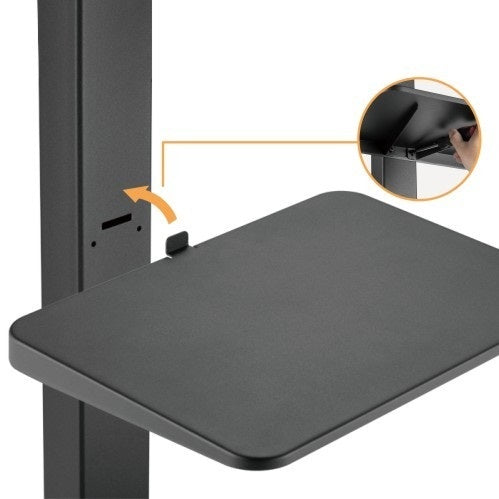 Soporte Movil Para Tv Hasta 65"Con Estante