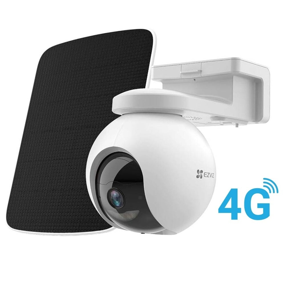 Cámara Ezviz Eb8 Pro 4K 8Mp Dual 4G Wi-Fi 6 Kit Solar